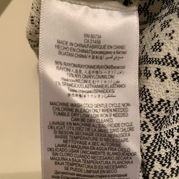 BCBGMaxAzria Jose Geometric Pattern Dress - Picture 6 of 7